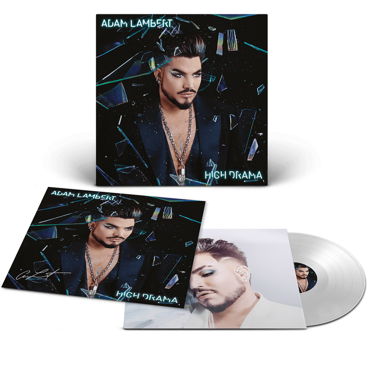 High Drama Crystal Clear Vinyl with Signed Art Card