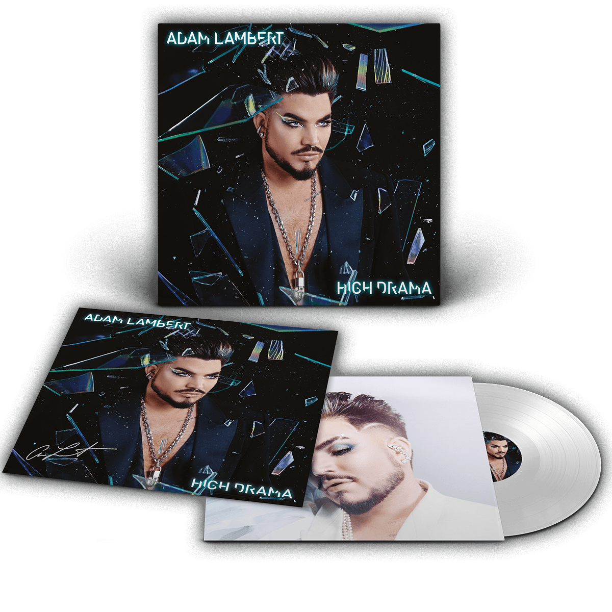 アダム・ランバートAdam Lambert 直筆サイン入りアナログ盤 High Drama Crystal Clear Vinyl with Signed Art Card – Adam Lambert